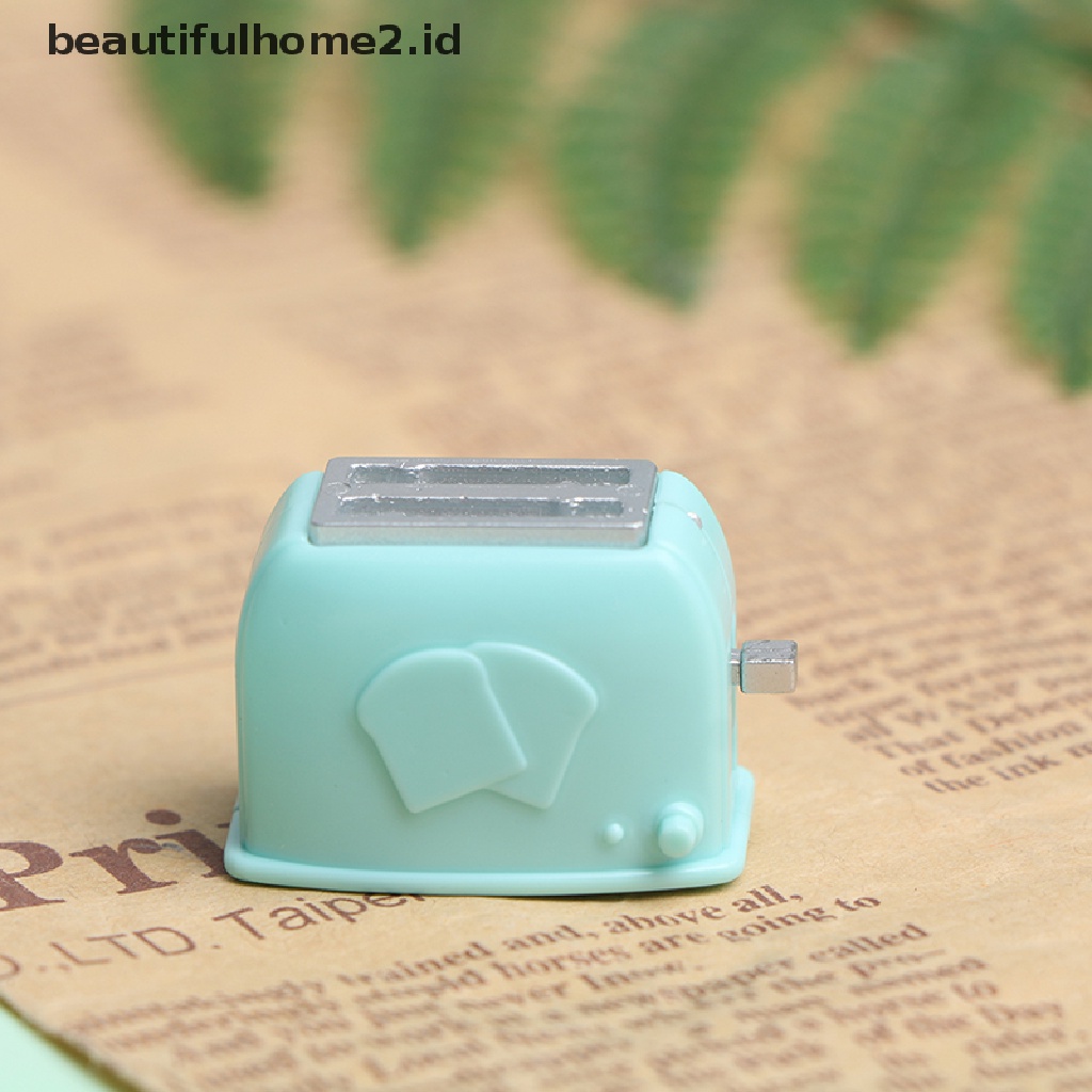 (Beautifulhome2) Buku Literatur Bahasa MandarinId Miniatur Toaster Untuk Rumah Boneka