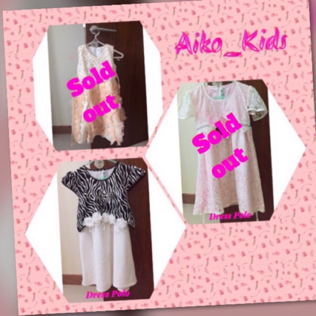 OBRAL Dress Anak Polo sisa 1 (Preloved)