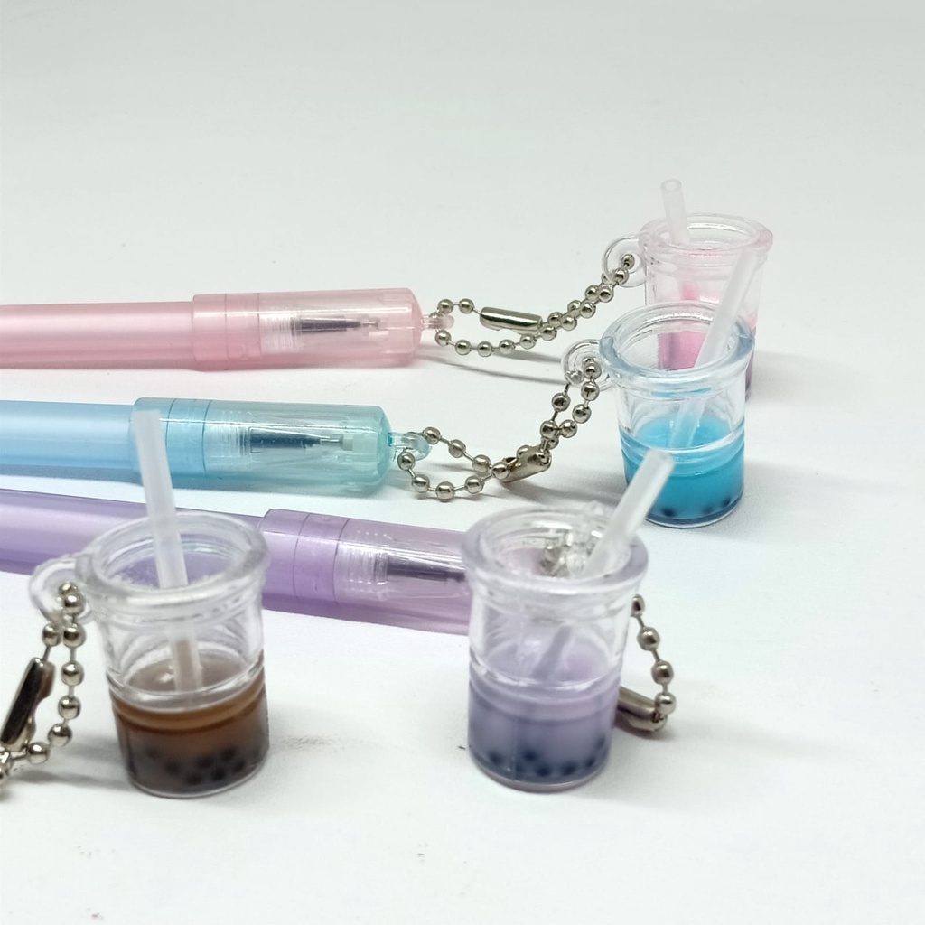 

Pulpen Boba Tea - Alat Tulis Sekolah Bolpen Pena Lucu