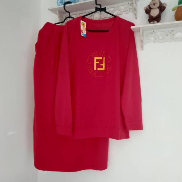 setelan rok fendi