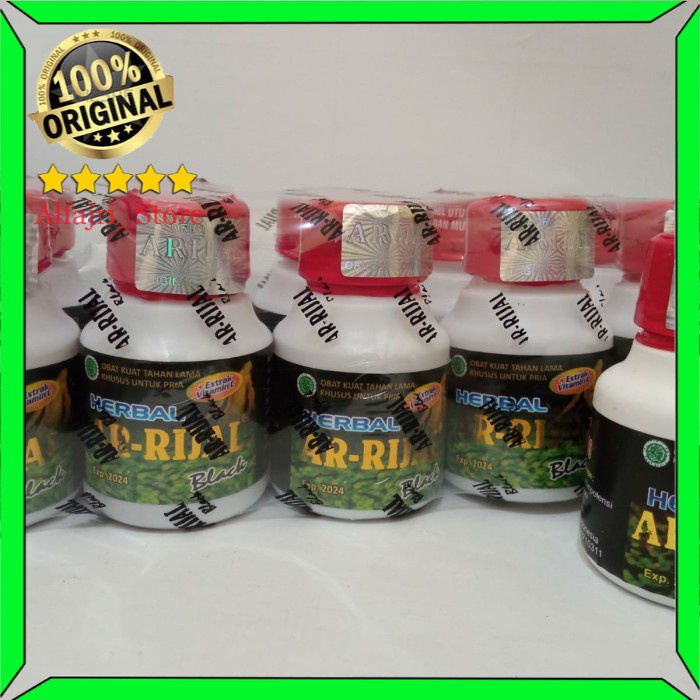 Arrijal Black Botol | Herbal Arrijal Hitam stamina pria obat kuat herbal jaminan joss original