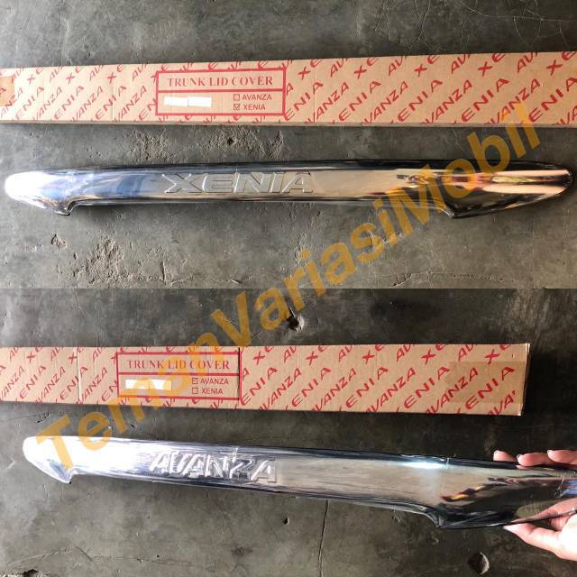 TRUNK LID AVANZA XENIA LIST PLAT NOMOR MOBIL