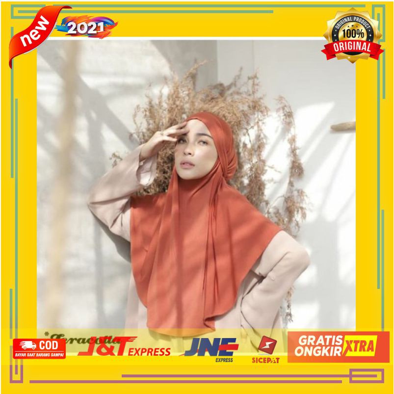 AGEN Hijab Jilbab Kerudung Instan Khimar Cadar Syari Atasan Wanita Terbaru Berkualitas