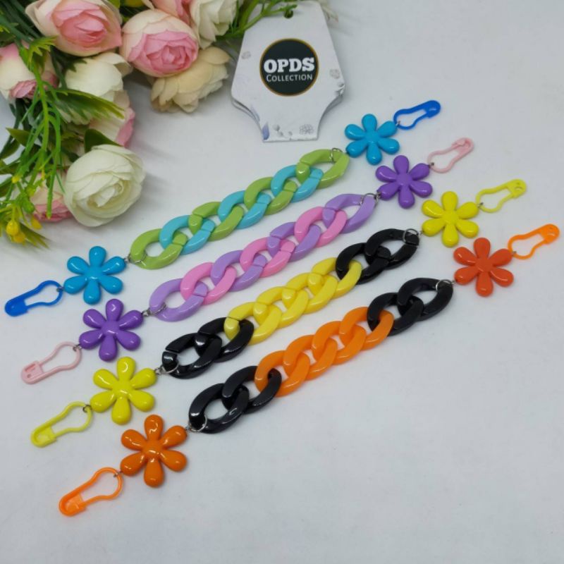 Konektor Masker Rantai Plastik/Adjustable Mask/connector rantai plastik Konektor Masker
