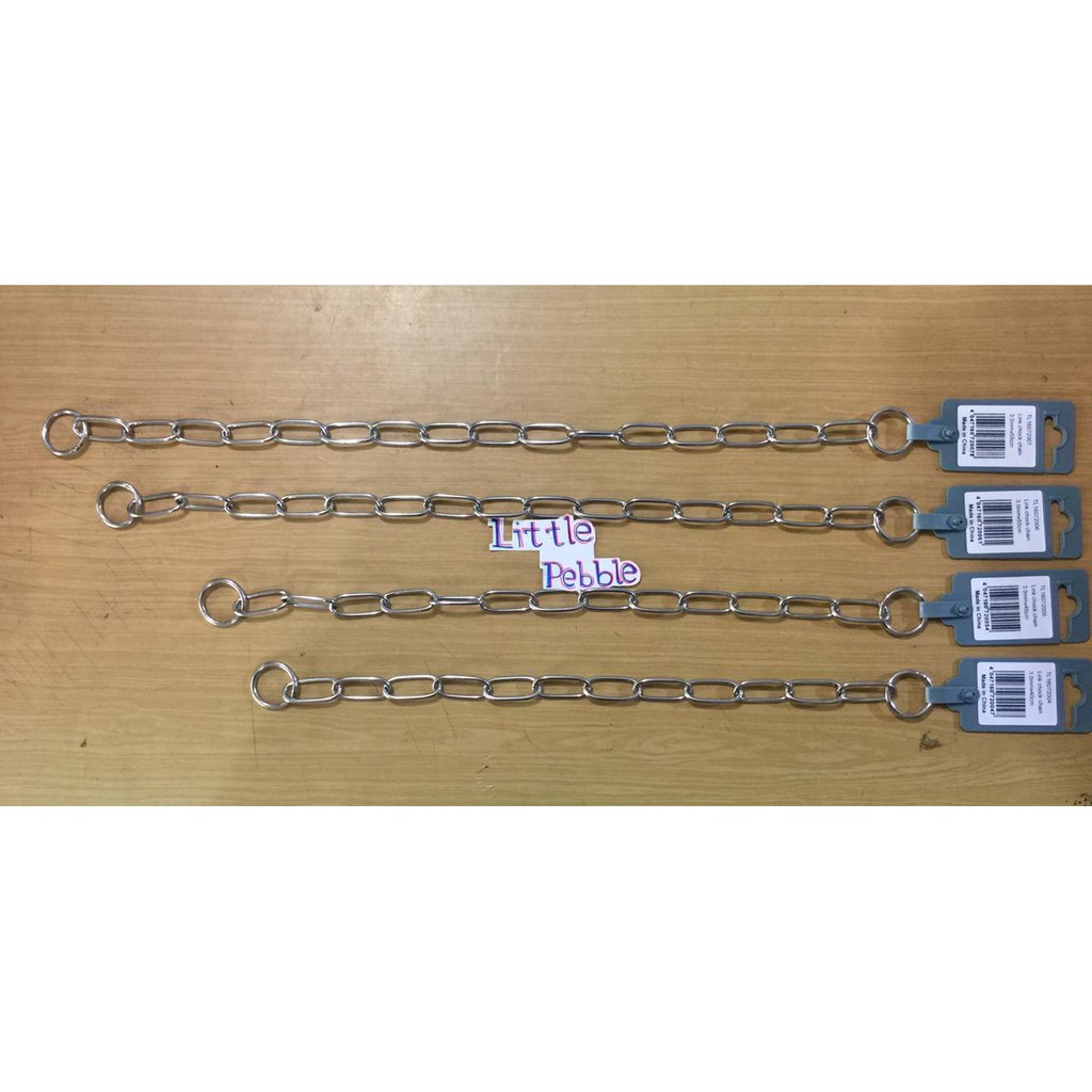 Rantai Leher Anjing Stainless Steel  Long Link Choke Chain 3mm