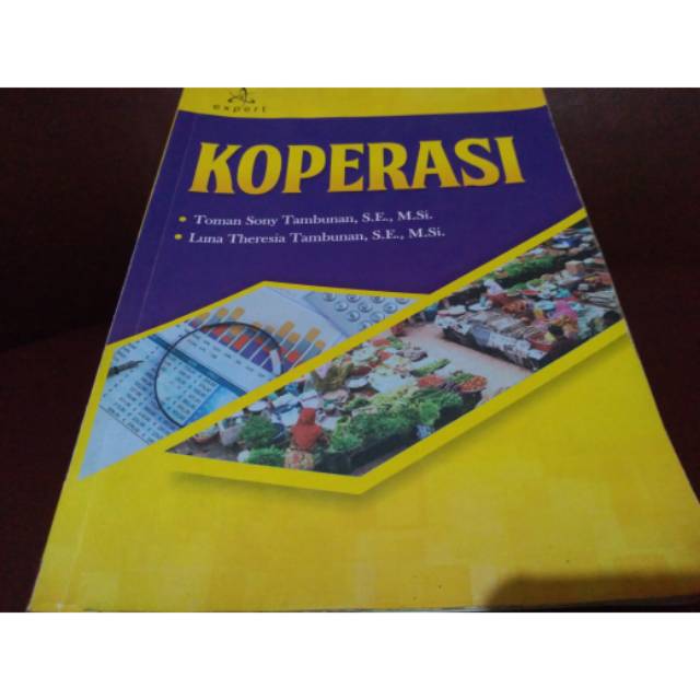 Jual Buku Koperasi (toman Sony Tambunan & Luna Theresia Tambunan ...