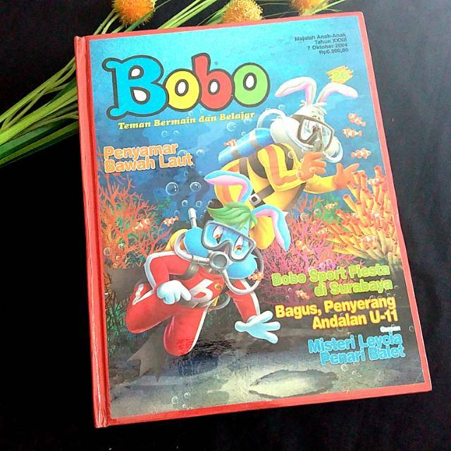 Bundel majalah bobo lawas jadul th 2004