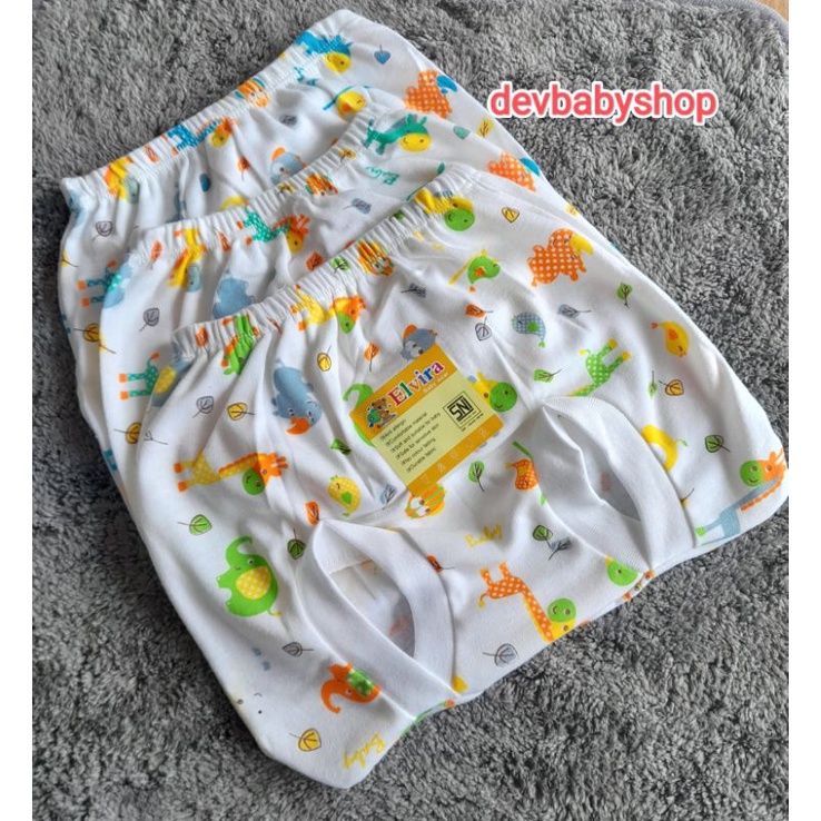 6PCS CELANA BAYI POP ELVIRA BABY-CELANA PENDEK BAYI-CELANA BAYI POP-SNI