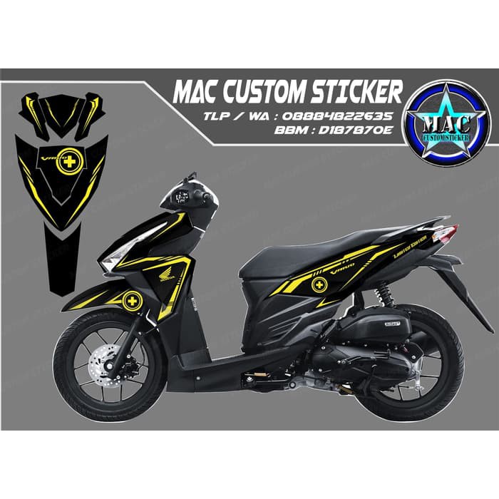 Cutting Stiker Vario Techno 125 Vario 150 Limited Edition Shopee Indonesia