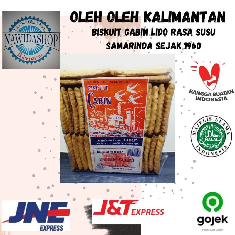 Gabin Lido Khas Samarinda rasa Susu Keju Biskuit Enak Khas Samarinda Kalimantan