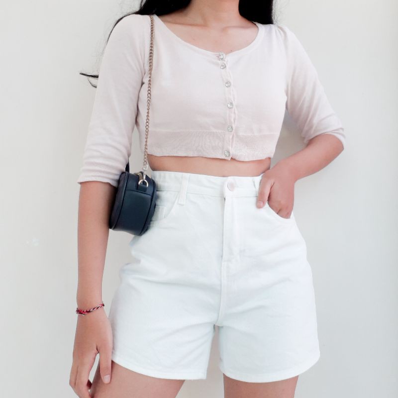 Barbie Pink Crop Cardigan