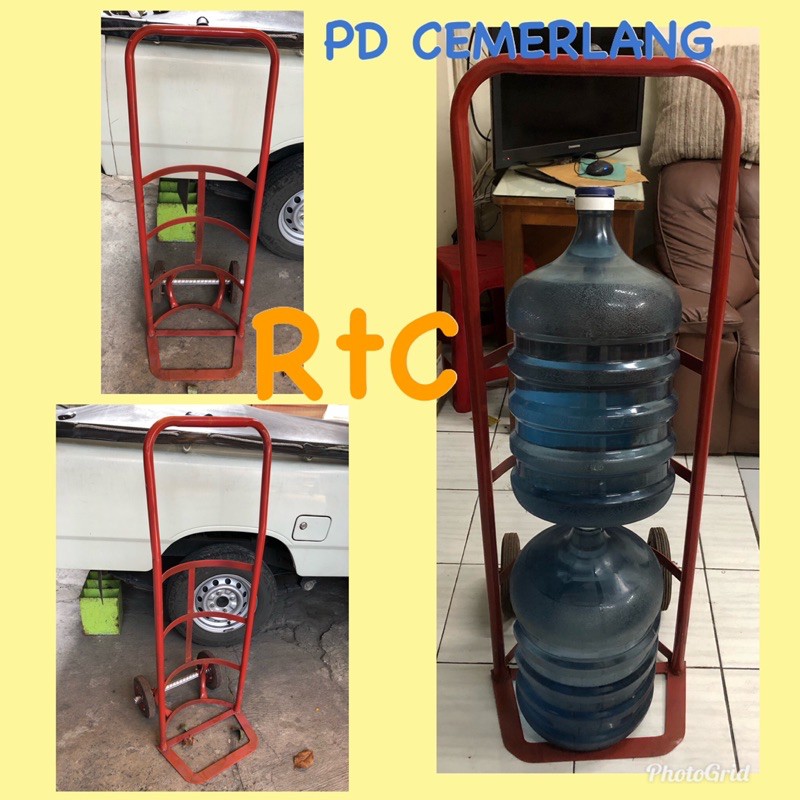 Troli gas dan galon troli gas besar troli 2 roda serbaguna trolley barang