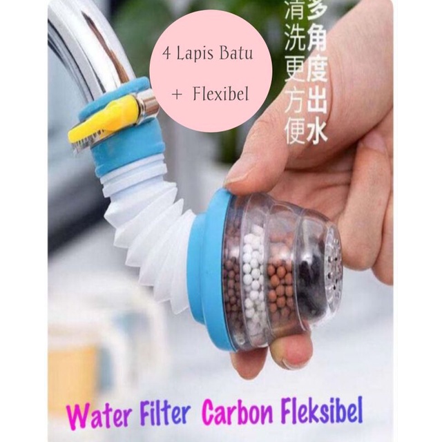 Sambungan Kran air / Water Filter /Sambungan Kran Air IRIT AIR / Saringan Kran Air / Sambungan Kran Air FLEXIBLE Filter Air Anti Splash