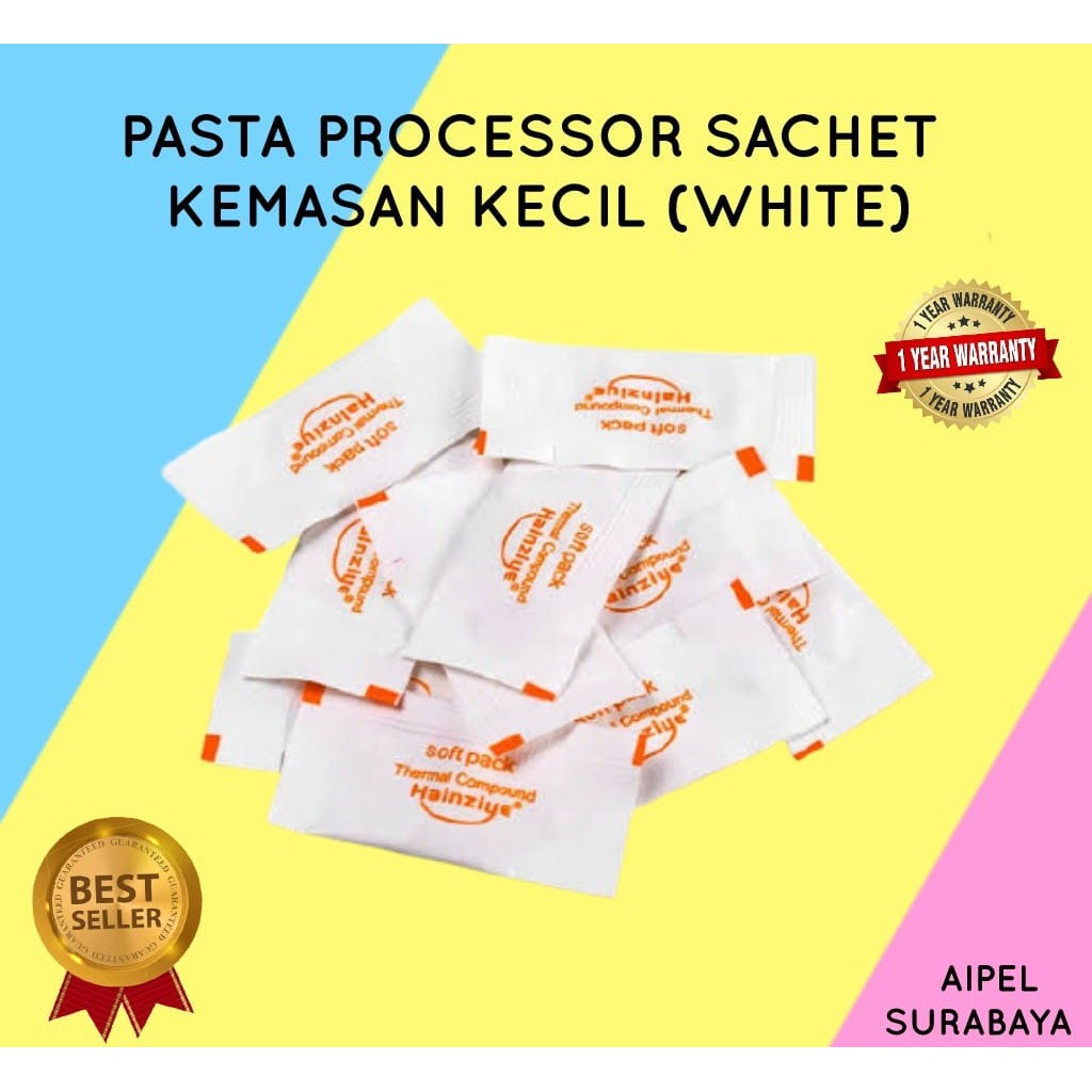 KEMASAN | PASTA PROCESSOR SACHET KEMASAN KECIL (WHITE / BLUE PACKING)