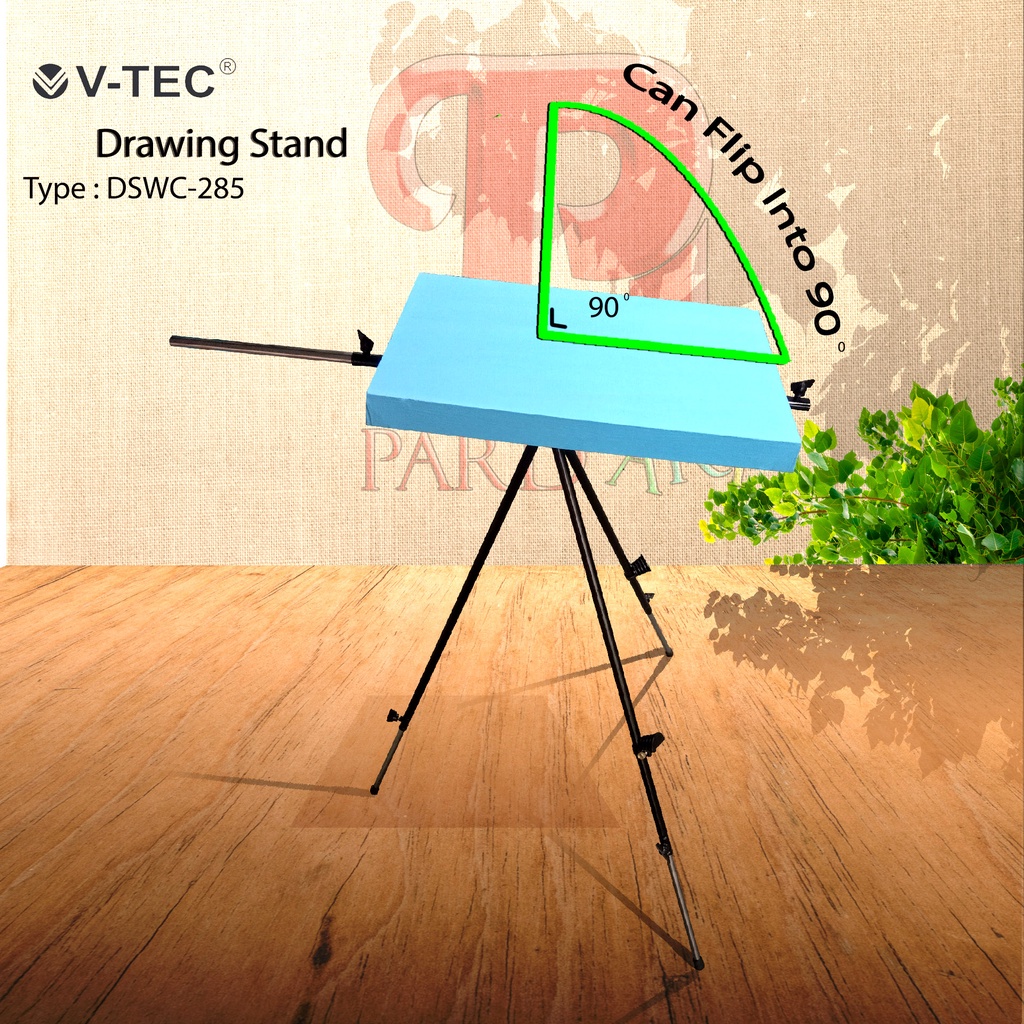 

V-Tec Stan Lukis/Easel Lukis/Tripod Lukis Besi