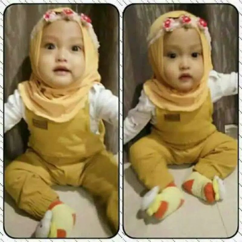 celana kodok / celana overall anak / celana denim amacol