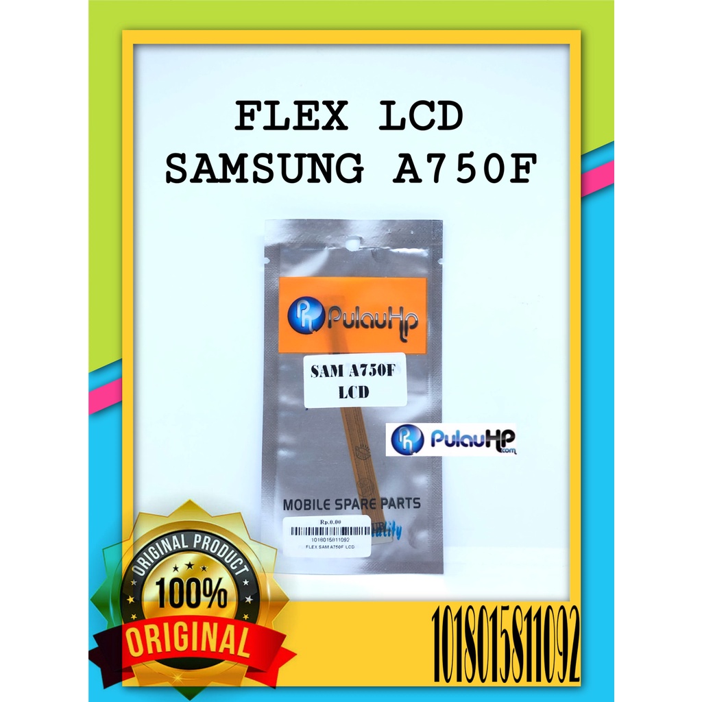 PULAUHP _ FLEXIBLE MAINBOARD LCD/CON CAS/VOLUME/FINGERPRINT  Samsung A750F/A7 2018