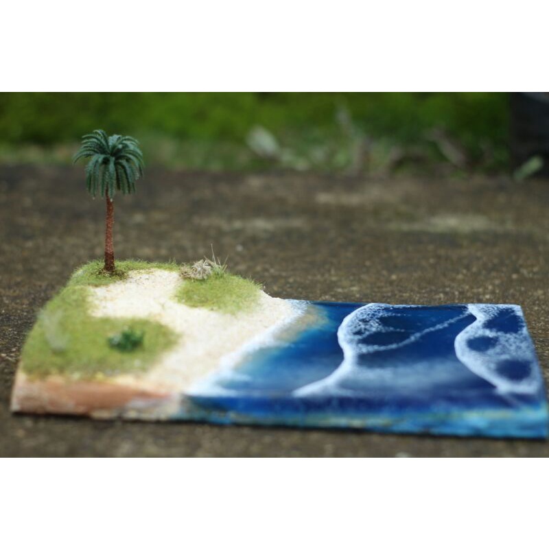 Diorama Diecast Hotwheels Mini Pantai