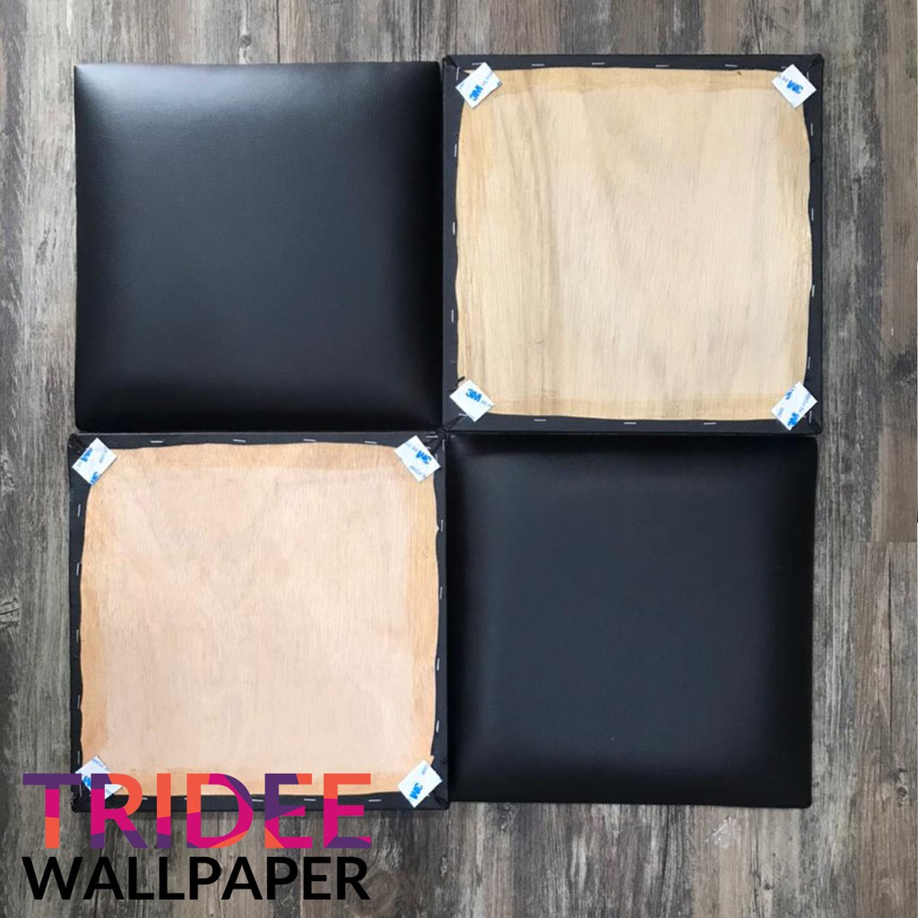 Leather Headboard Wallpanel Sticker | Panel Kulit Kasur Stiker Dinding | TRIDEE WALLPAPER