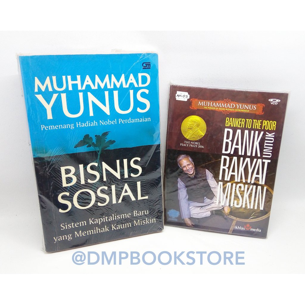 Paket CD dan Buku Muhammad Yunus Penerima Nobel Award