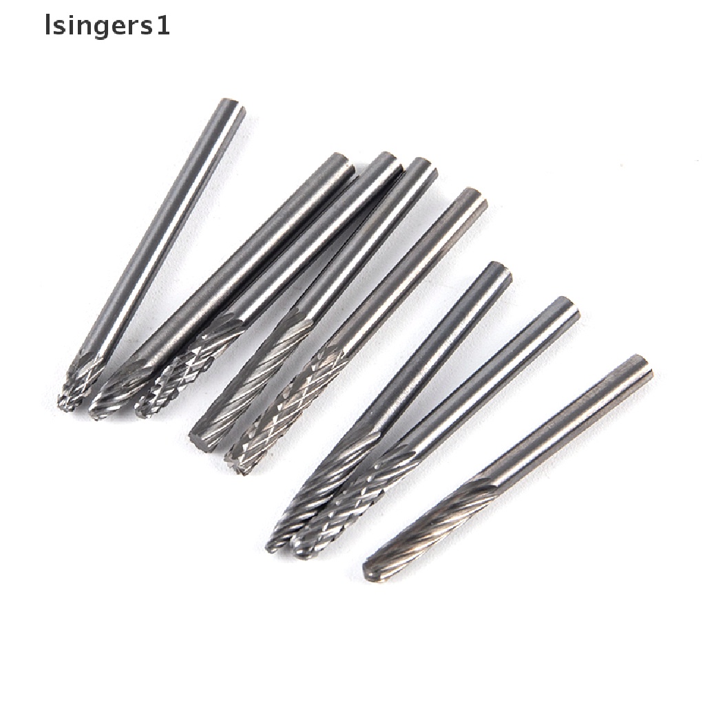 (lsingers1) Mata Bor Putar Bahan Tungsten Alloy Ukuran 3mm