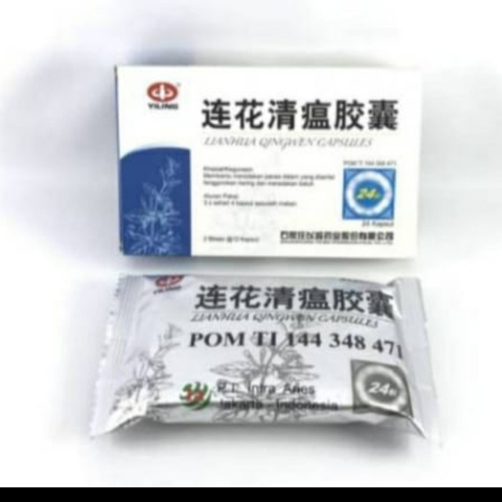 LINGHUA / LIANHUA QINGWEN ORIGINAL 24 KAPSUL ANTI VIRUS COVID-19 BPOM RESMI ORIGINAL