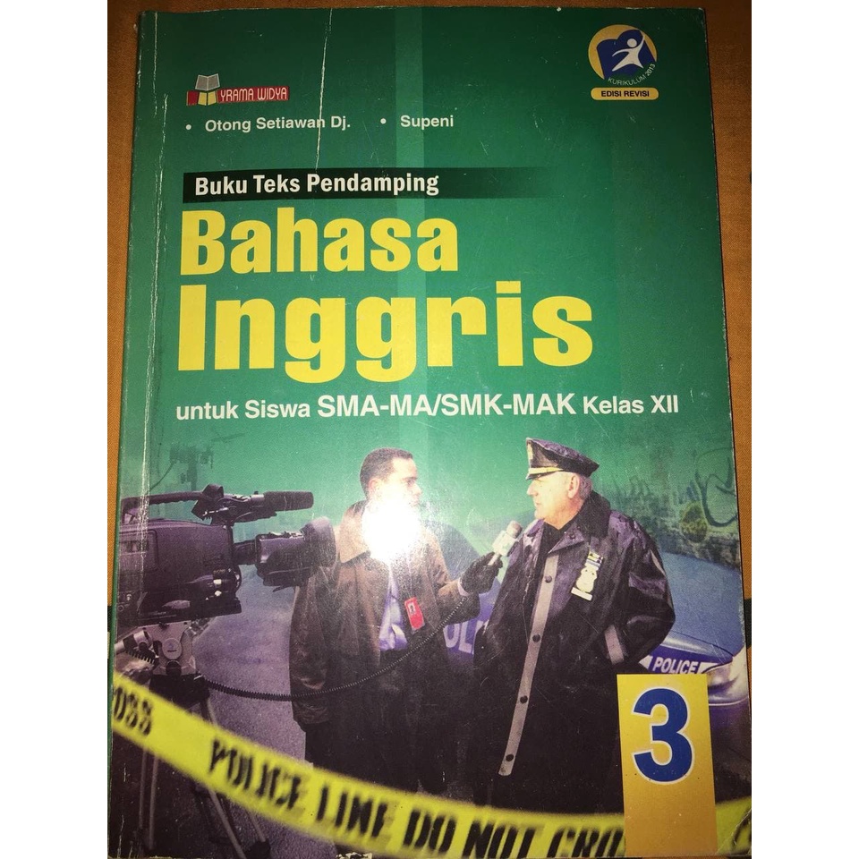 buku paket BAHASA INGGRIS kelas XII penerbit Yrama Widya