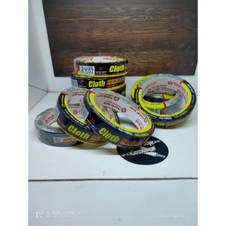 Jual Lakban Kain Jilid Hitam Isolasi Tape Cloth Nachi Inch X