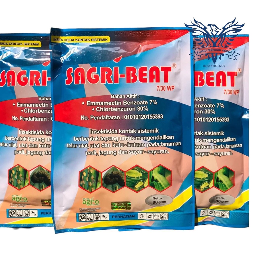 Insektisida Kontak Sistemik Sagribeat Premium 100% original isi 80 gram