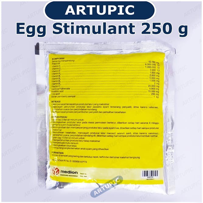 Egg Stimulant 250 gr Vitamin Multivitamin Pemacu Pemicu Produksi Telur