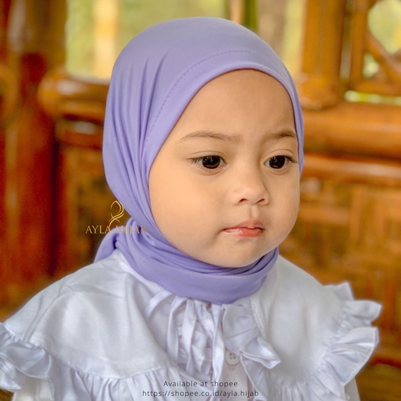 (BISA COD) Pashtan Anak Camila / Pashmina Instan Anak jersey usia 1-7th