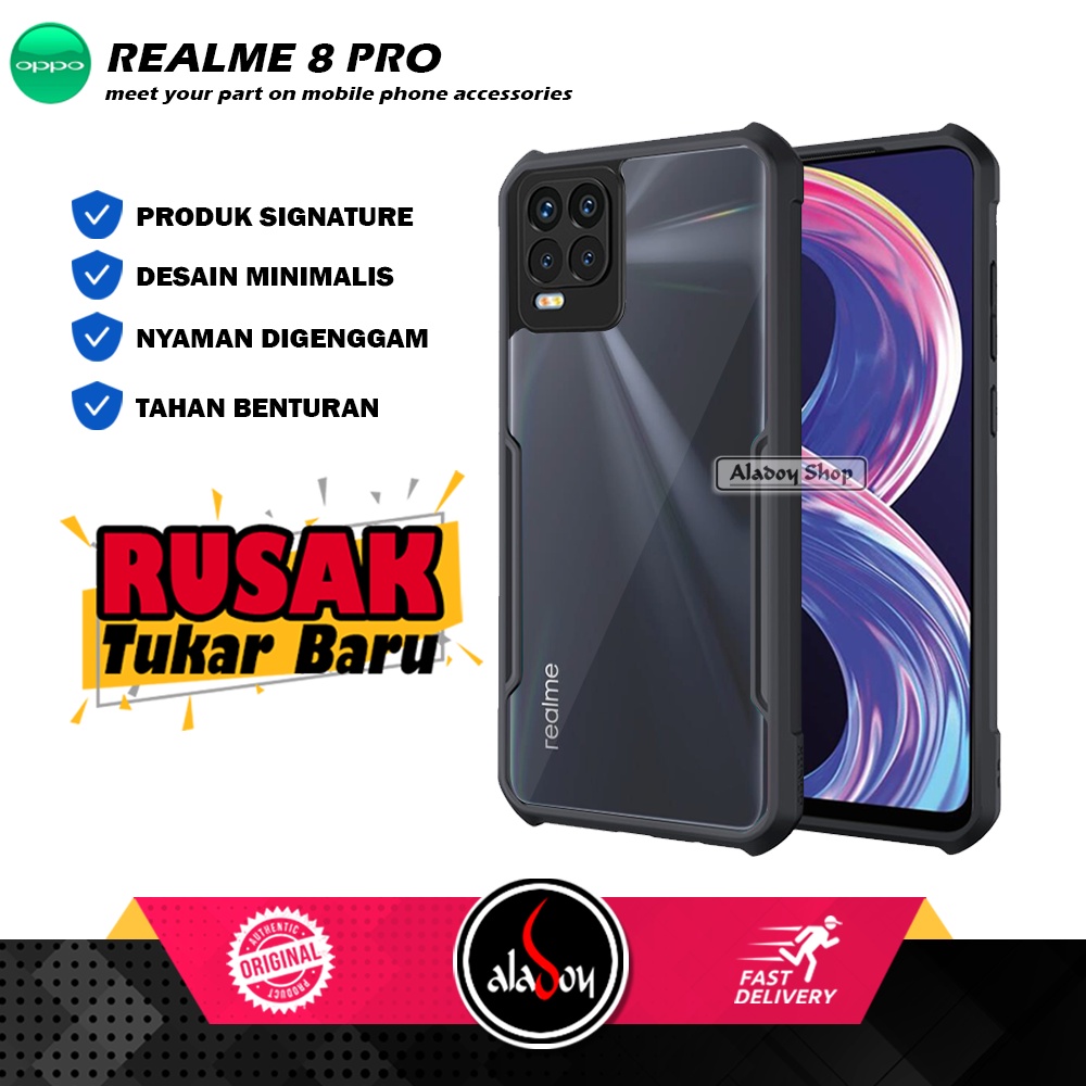 Case REALME 8 PRO Armor Fusion Shockproof Transparent Premium Casing