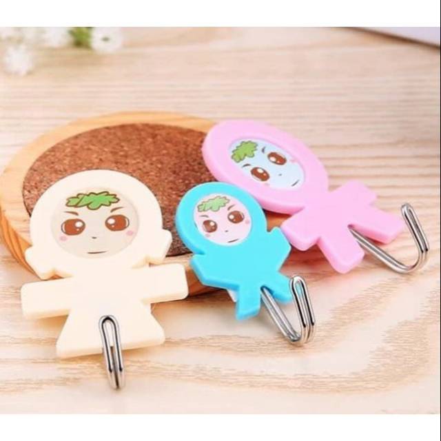 Kapstok Tempel Gantungan Isi 3 Pcs Karakter / Kapstock Tempel Gantungan