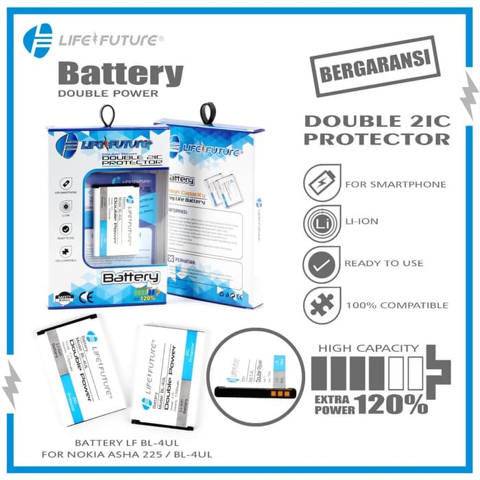 BATRAI / BATTERY / BATERAI / BATRE LF NOKIA BL-4UL / ASHA 225