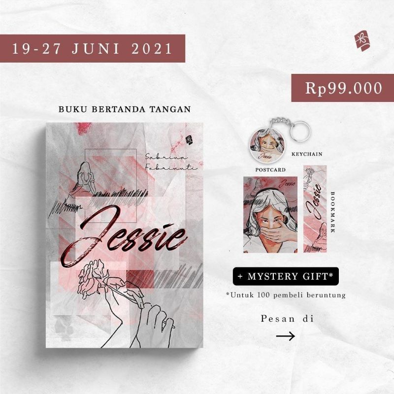 NOVEL JESSIE GIBADESTA KARYA SABRINA FEBRIANTI ORI PAKET REG DAN AVI