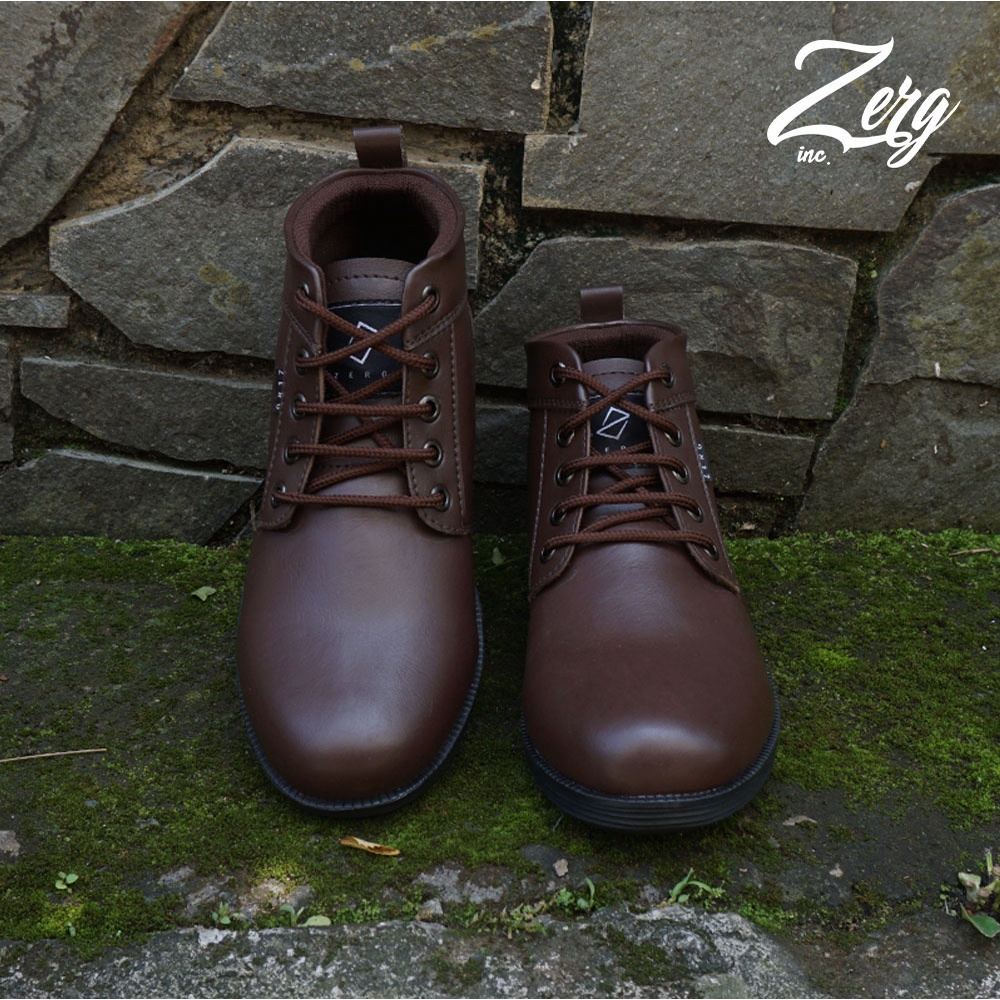 Sepatu Boots Pria Original Sintetic Leather Casual