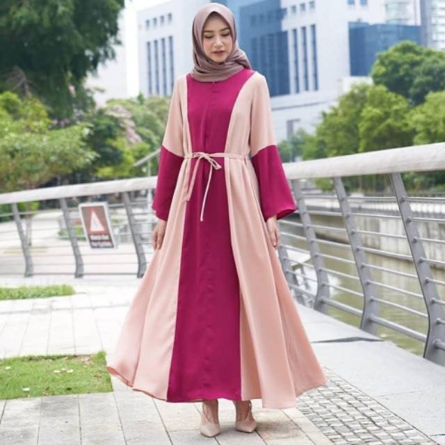 PREMIUM dress wanita gamis wanita baju muslimah wanita tanah abang META DRESS