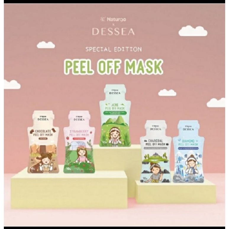 PEEL OFF MASK/MASKER WAJAH PEEL OFF NATURGO X DESSEA