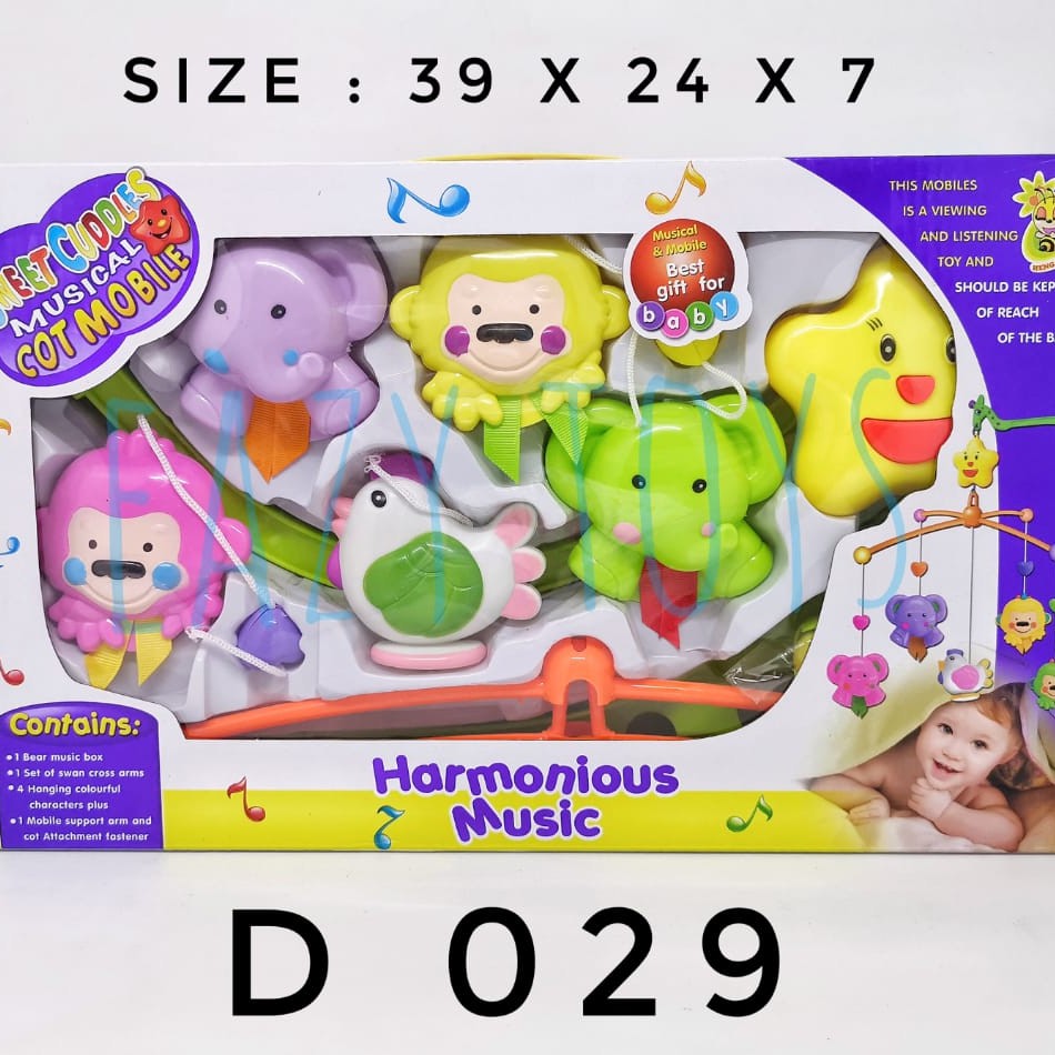 Baby Bed Bell Mainan Bayi Music Box Gantung/Baby Crib Toys & Musical / Mainan Ranjang Bayi-1