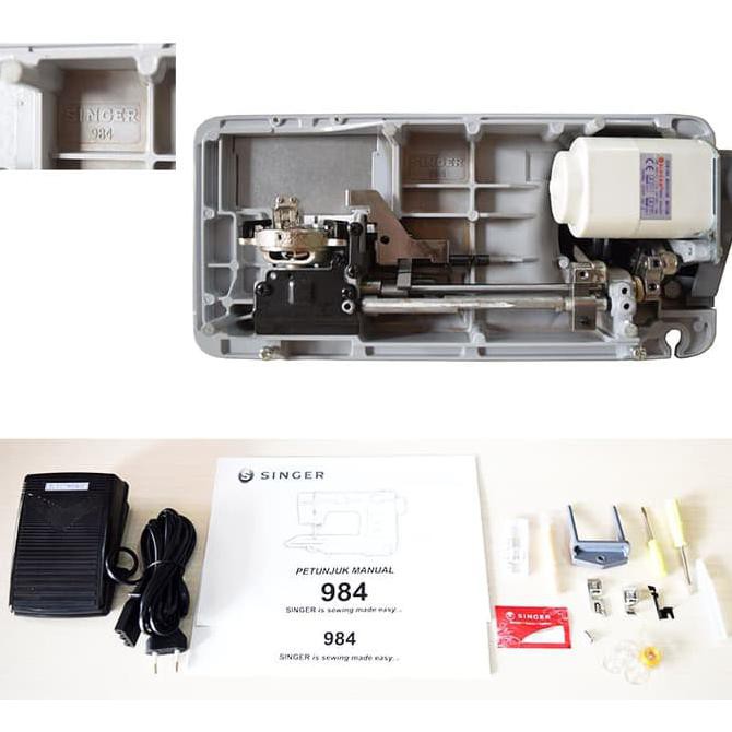 Termurah Mesin Jahit Singer 984 Semi Portable - Body Full Besi Sjs Promo