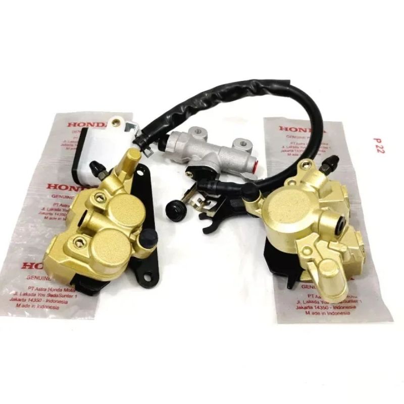 kaliper depan belakang+master rem belakang Supra x 125