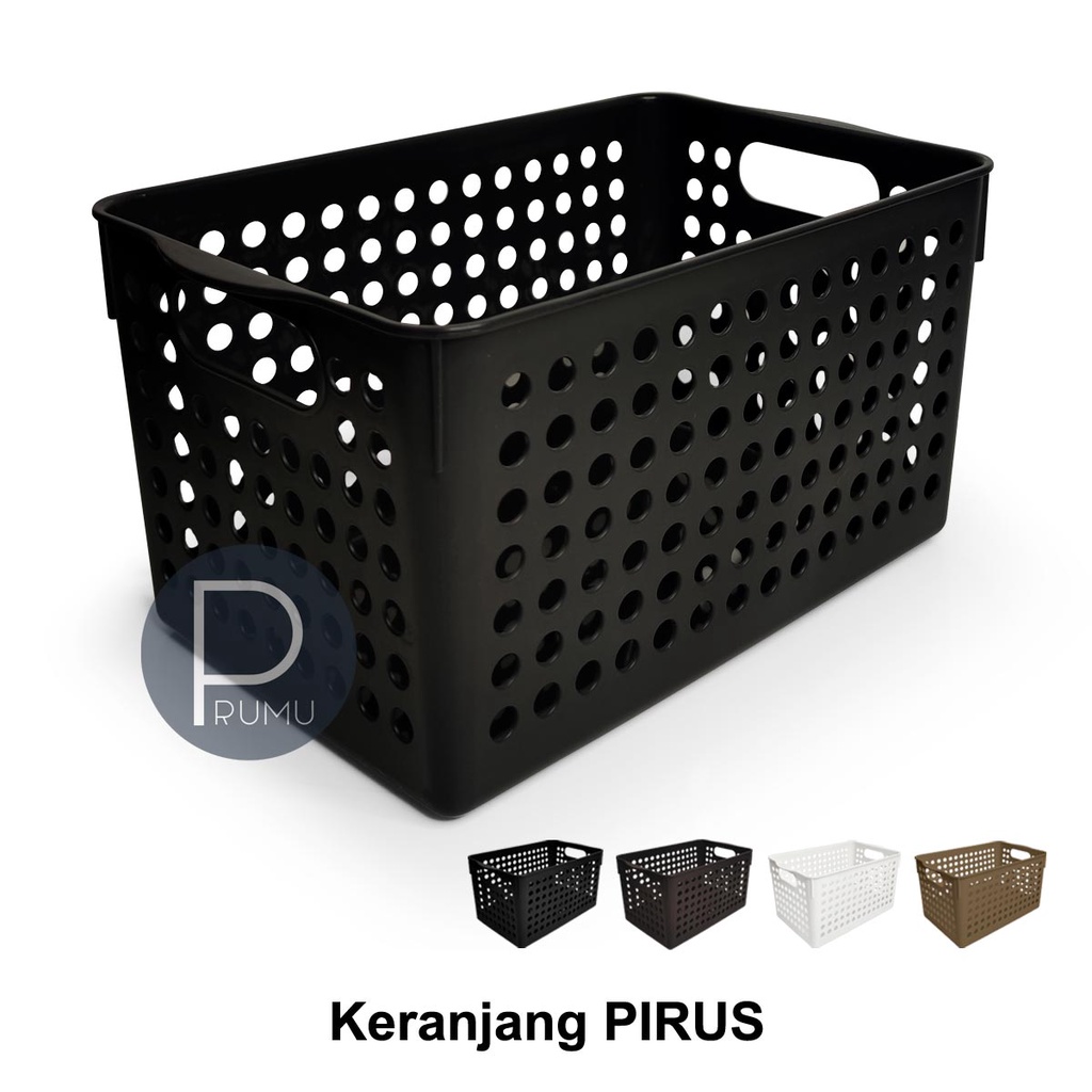 Keranjang Serbaguna - Keranjang Plastik - Kotak Penyimpanan - Box Organizer - Keranjang Penyimpanan - Kotak Serbaguna - Pirus