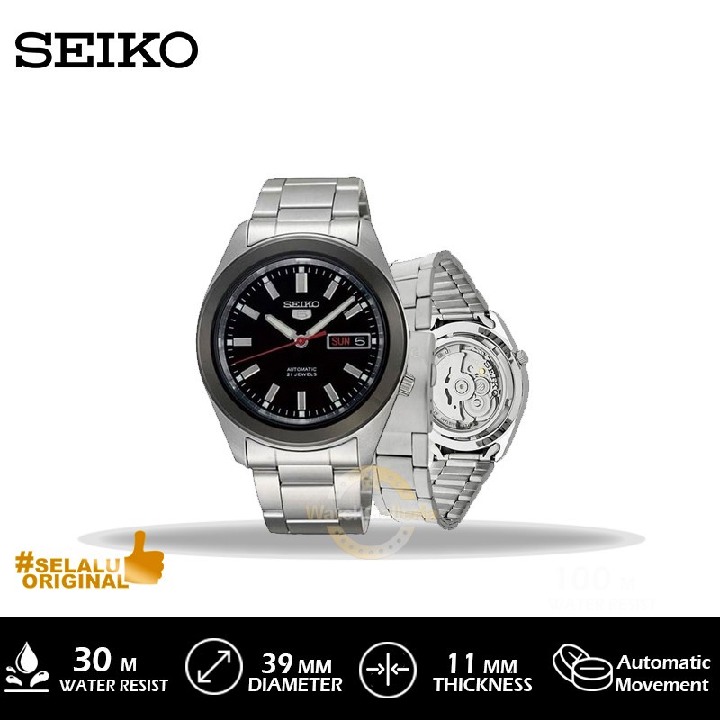 Jam Tangan Seiko 5 Analog Man SNKM69K1 SNKM69 Original Murah