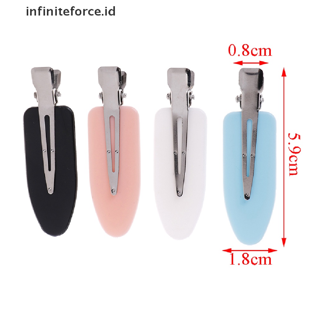 Infiniteforce.id 4pcs / Set Jepit Rambut Bentuk Daun 4 Warna Untuk Wanita