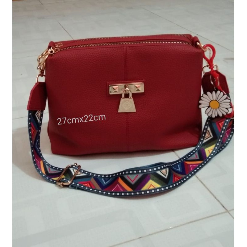 Tas Selempang Papirut wanita Kulit Jeruk