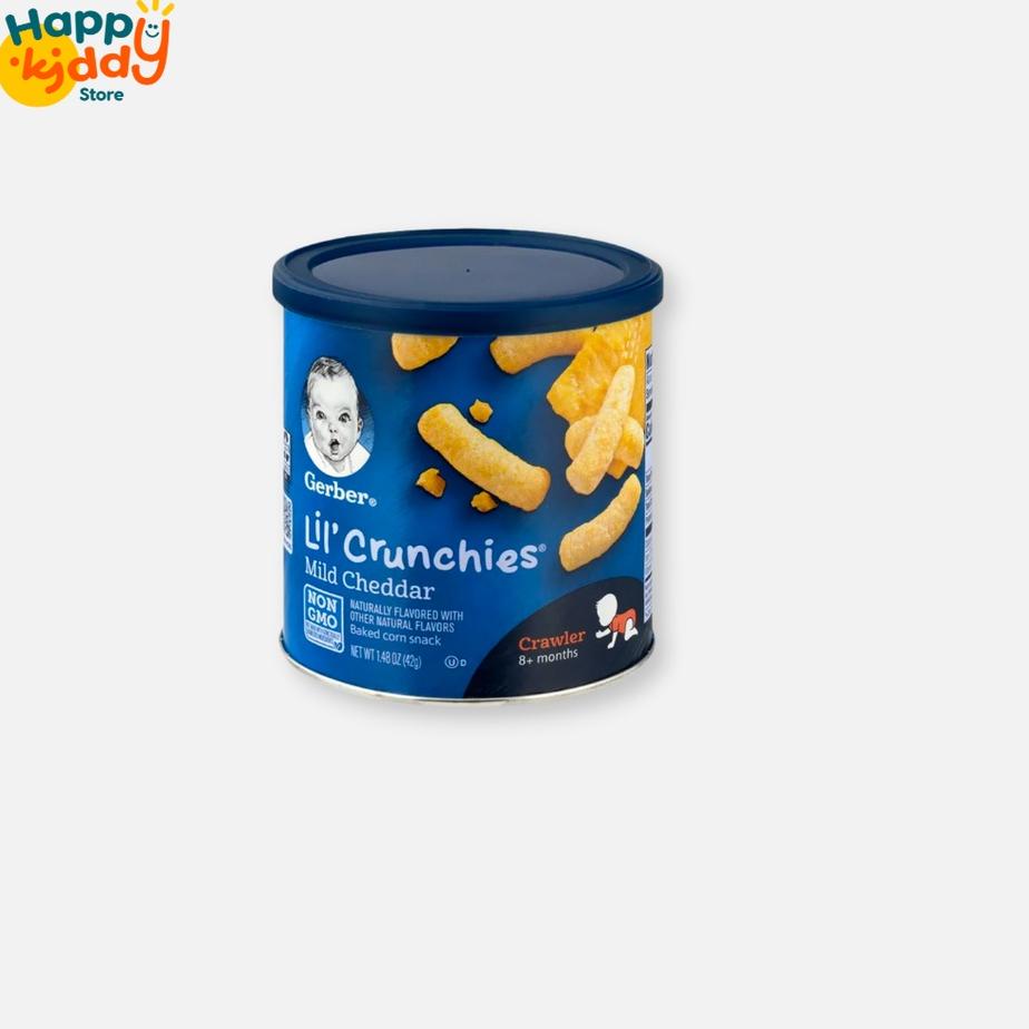 Flash Sale Gerber Lil Crunchies Mild Cheddar 42g