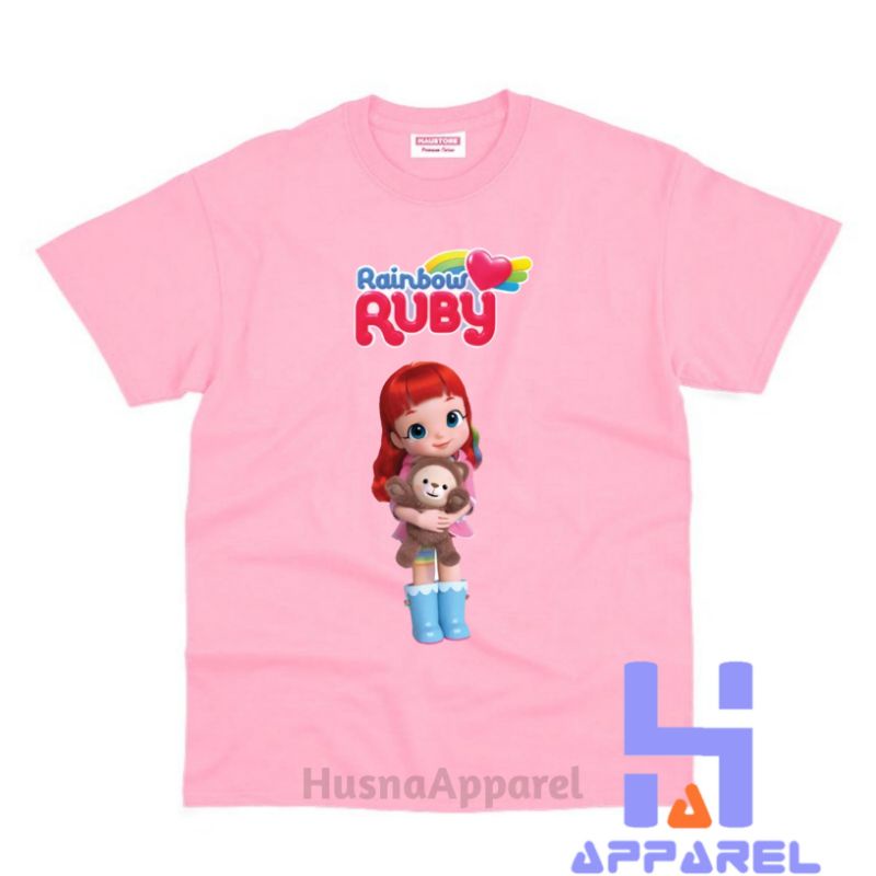 BAJU ANAK KAOS ANAK RAINBOW RUBY