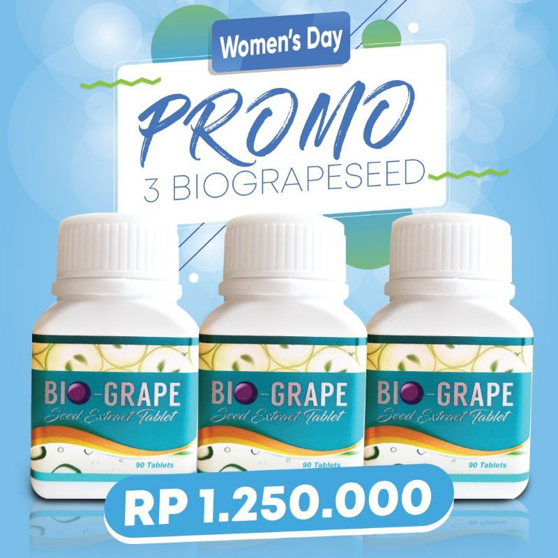 

Paket 1box Biogrape Seed