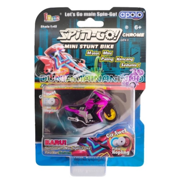 Spin Go Motor Mini Stunt Bike Spin Go Original Chrome Edition