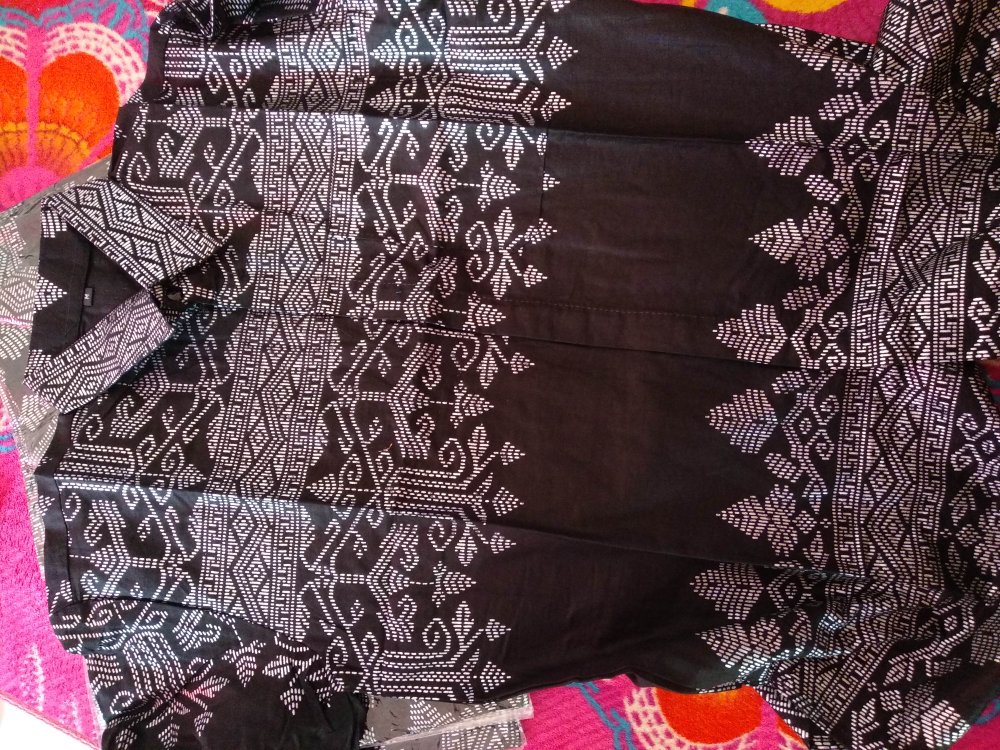 Kemeja Batik Prada Perak